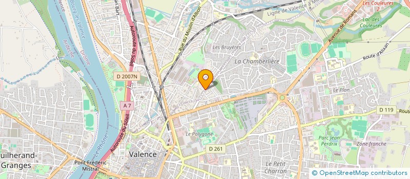 localisation de l'entreprise MONSIEUR ABDELKADER CHOUITER à BOURG-LES-VALENCE