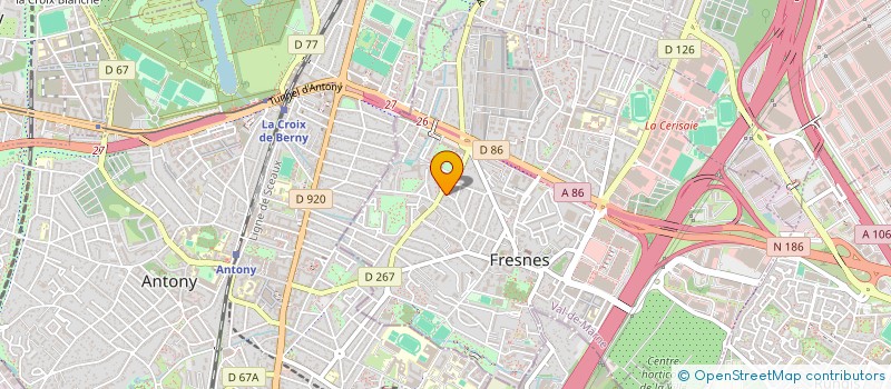 localisation de l'entreprise MONSIEUR ABDELKADER CHOUK  FRESNES