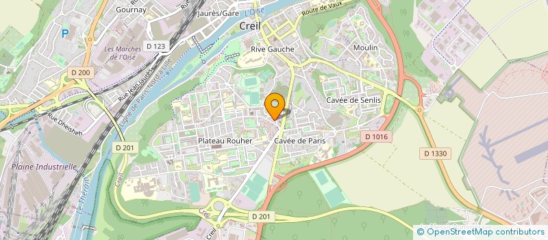localisation de l'entreprise MONSIEUR ABDELKADER CHOUNI à CREIL