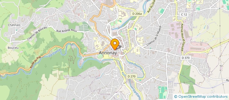 localisation de l'entreprise MONSIEUR ABDELKADER DAHMANI  ANNONAY