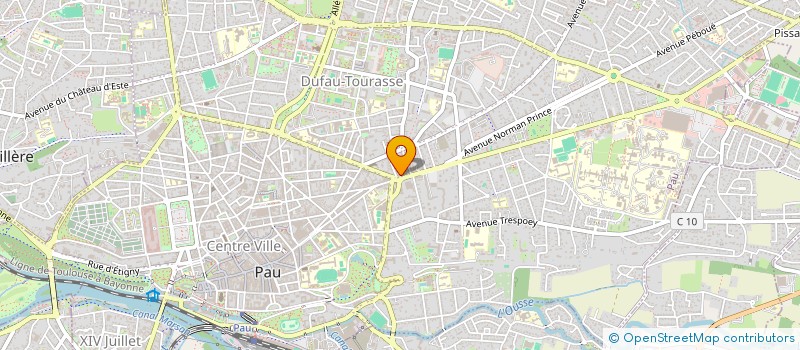 localisation de l'entreprise MONSIEUR ABDELKADER DEBBOUZ à PAU