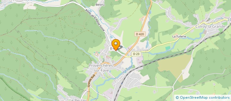 localisation de l'entreprise MONSIEUR ABDELKADER DERDAB  PROVENCHERES-ET-COLROY