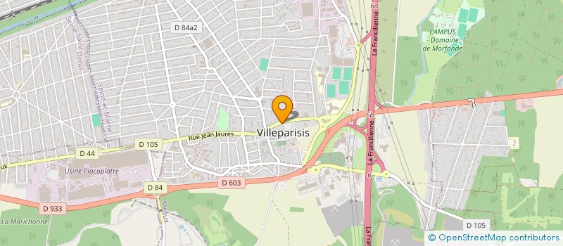localisation de l'entreprise MONSIEUR ABDELKADER DERRAS à VILLEPARISIS