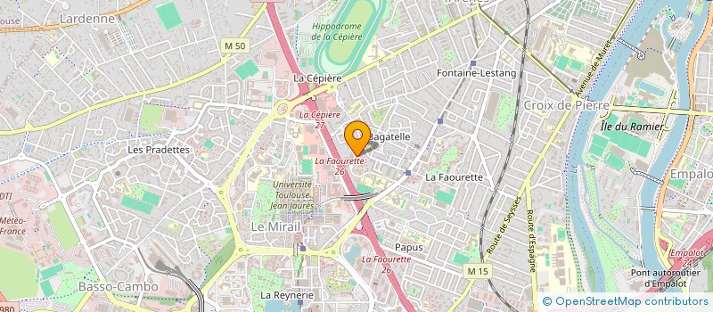 localisation de l'entreprise MONSIEUR ABDELKADER DERRER à TOULOUSE