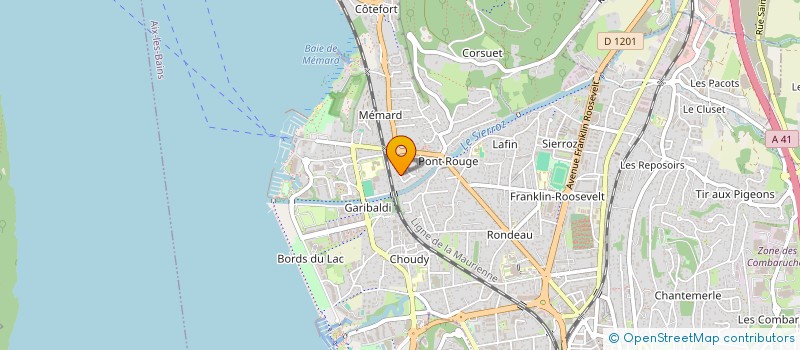 localisation de l'entreprise MONSIEUR ABDELKADER DJEBABLIA  AIX-LES-BAINS