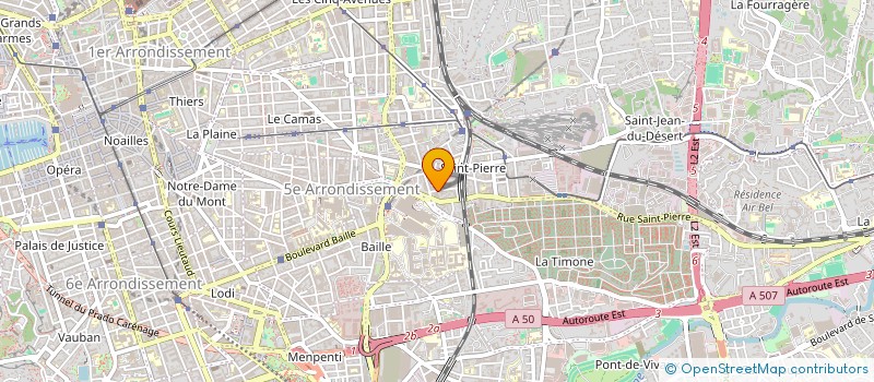 localisation de l'entreprise MONSIEUR ABDELKADER DJEBBAR  MARSEILLE