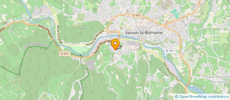 localisation de l'entreprise MONSIEUR ABDELKADER DJERROUD  VAISON-LA-ROMAINE