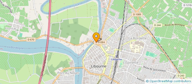 localisation de l'entreprise MONSIEUR ABDELKADER EL AYTARI  LIBOURNE