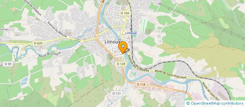 localisation de l'entreprise MONSIEUR ABDELKADER EL BEY à LIMOUX
