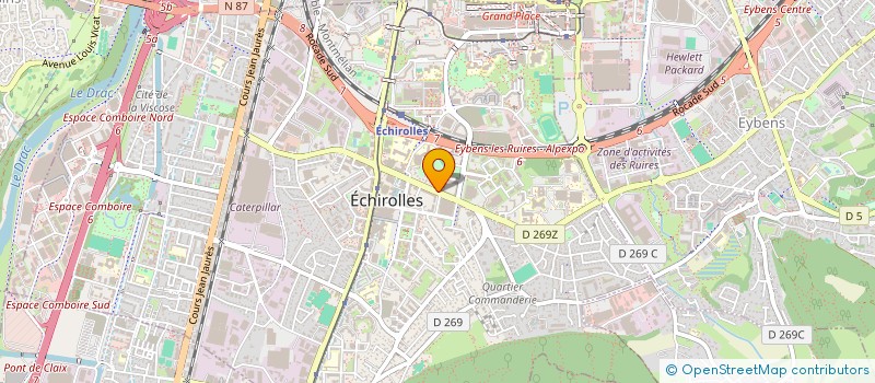 localisation de l'entreprise MONSIEUR ABDELKADER EL HADDAD à ECHIROLLES