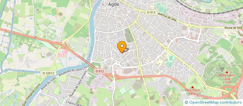 localisation de l'entreprise MONSIEUR ABDELKADER EL MANSSOURI  AGDE