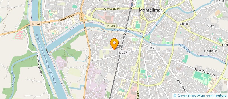 localisation de l'entreprise MONSIEUR ABDELKADER EL OUAKYL à MONTELIMAR