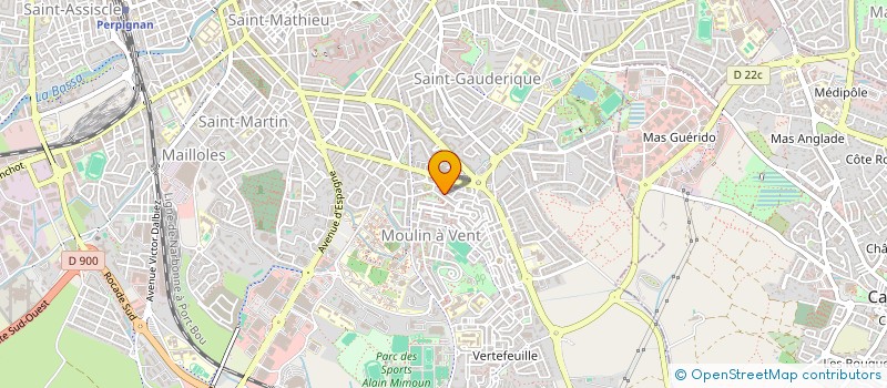 localisation de l'entreprise MONSIEUR ABDELKADER EL YAAKOUBI à PERPIGNAN