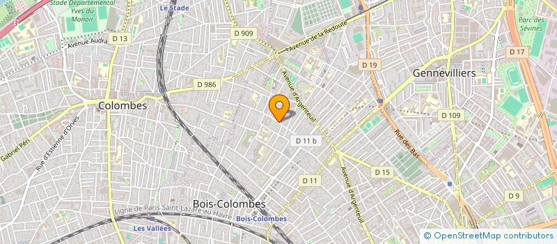localisation de l'entreprise MONSIEUR ABDELKADER ELHADJ SAID à BOIS COLOMBES