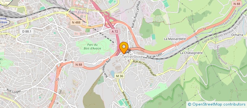 localisation de l'entreprise MONSIEUR ABDELKADER ETTOUHARI  SAINT-ETIENNE