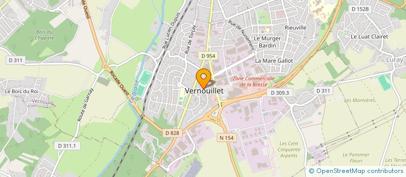 localisation de l'entreprise MONSIEUR ABDELKADER FADLAOUI à VERNOUILLET