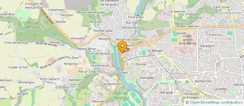 localisation de l'entreprise MONSIEUR ABDELKADER FDHIL à BREST