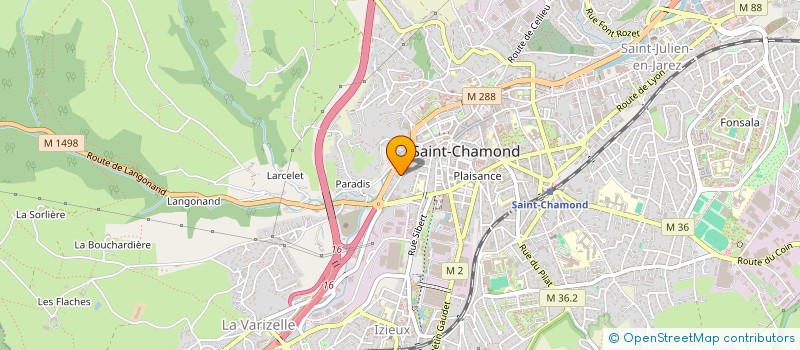 localisation de l'entreprise MONSIEUR ABDELKADER GHECHIR à SAINT-CHAMOND