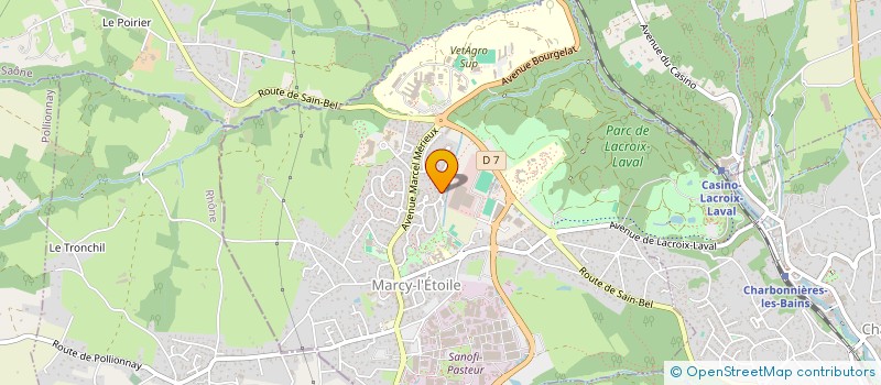 localisation de l'entreprise MONSIEUR ABDELKADER GHEZRI  MARCY-L'ETOILE