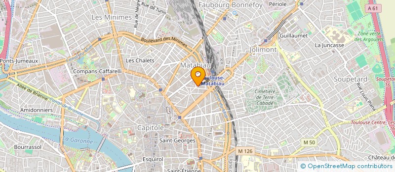 localisation de l'entreprise MONSIEUR ABDELKADER GUENOUNA à TOULOUSE