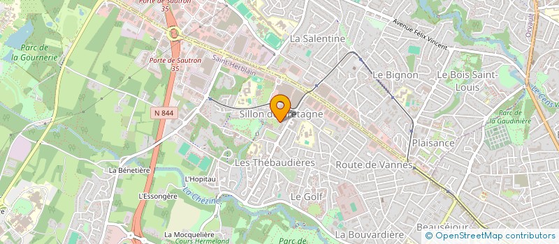 localisation de l'entreprise MONSIEUR ABDELKADER HADJ BENELEZAAR à SAINT-HERBLAIN
