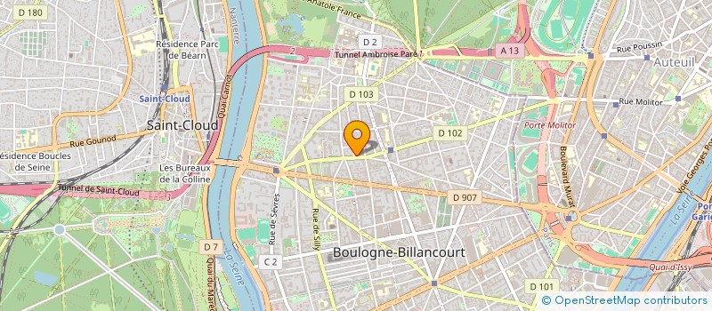 localisation de l'entreprise MONSIEUR ABDELKADER HAIF à BOULOGNE-BILLANCOURT