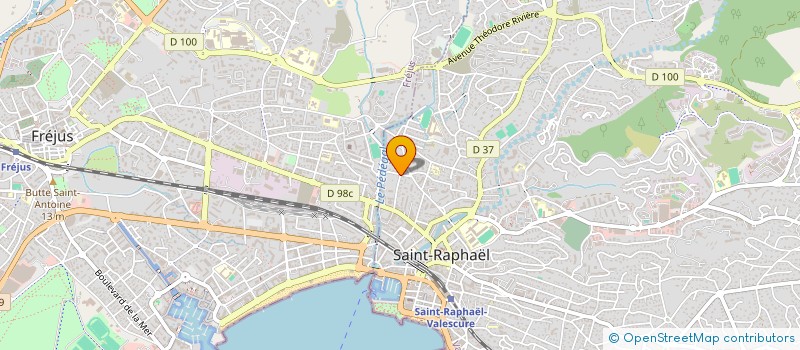 localisation de l'entreprise MONSIEUR ABDELKADER HAJJAJ à SAINT-RAPHAEL