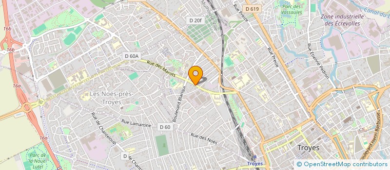 localisation de l'entreprise MONSIEUR ABDELKADER HALABA à TROYES