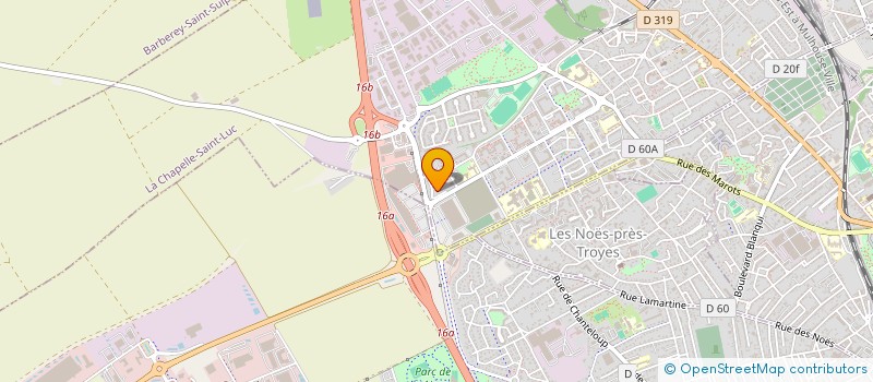 localisation de l'entreprise MONSIEUR ABDELKADER HALIL  LA CHAPELLE-SAINT-LUC