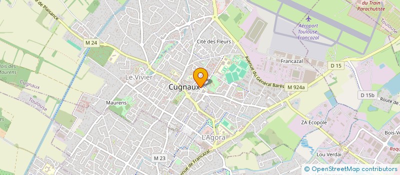 localisation de l'entreprise MONSIEUR ABDELKADER HALIMI  CUGNAUX