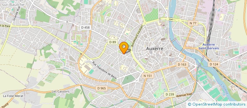 localisation de l'entreprise MONSIEUR ABDELKADER HALLOUCH à AUXERRE