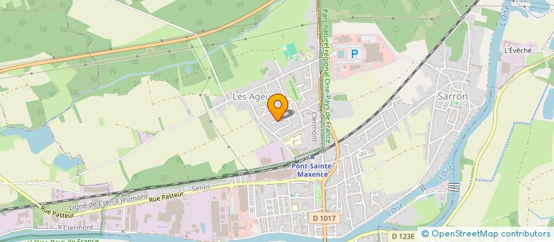 localisation de l'entreprise MONSIEUR ABDELKADER HAMMADI  LES AGEUX