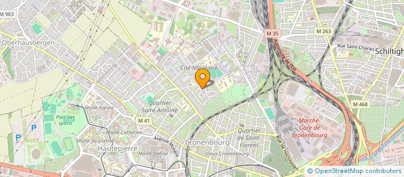 localisation de l'entreprise MONSIEUR ABDELKADER HAMMOUTI  STRASBOURG