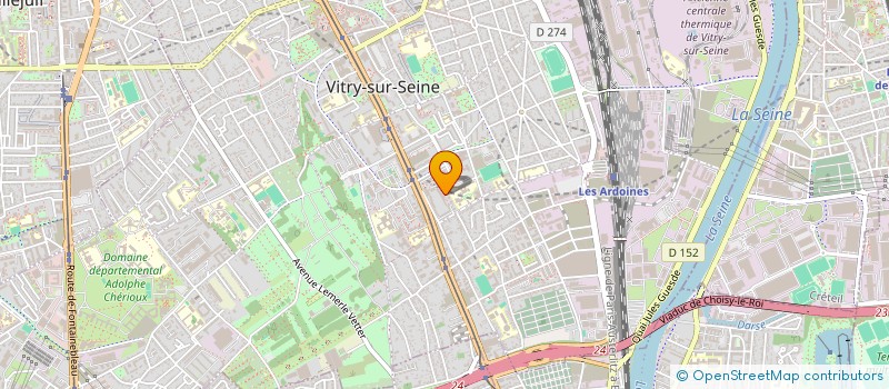 localisation de l'entreprise MONSIEUR ABDELKADER HAROUNE à VITRY-SUR-SEINE