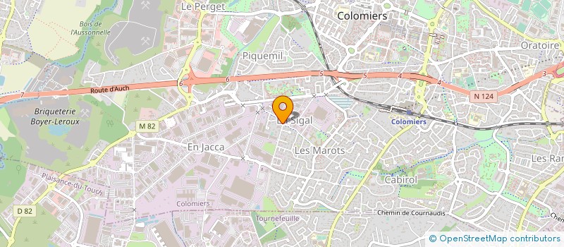 localisation de l'entreprise MONSIEUR ABDELKADER HASSAINE à COLOMIERS