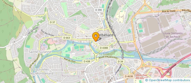 localisation de l'entreprise MONSIEUR ABDELKADER HEDJEM  MONTBELIARD