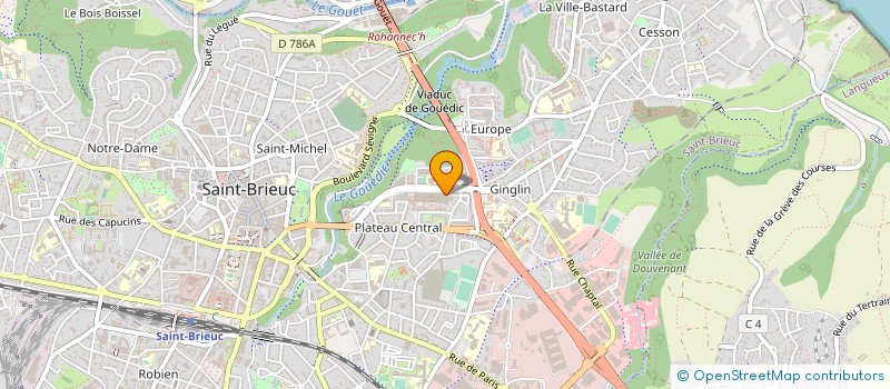 localisation de l'entreprise MONSIEUR ABDELKADER HLIOUA à SAINT-BRIEUC
