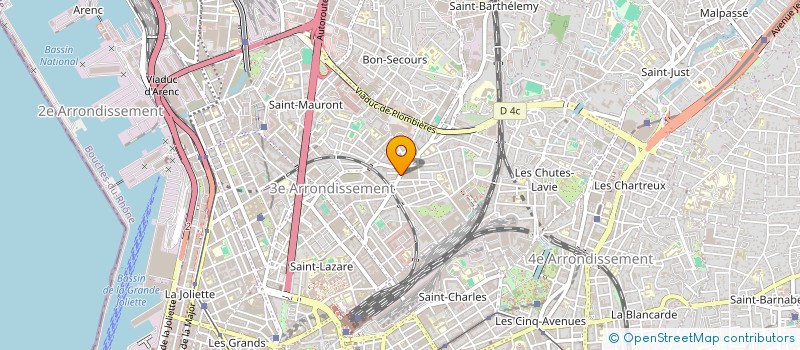 localisation de l'entreprise MONSIEUR ABDELKADER HOUACHEM  MARSEILLE