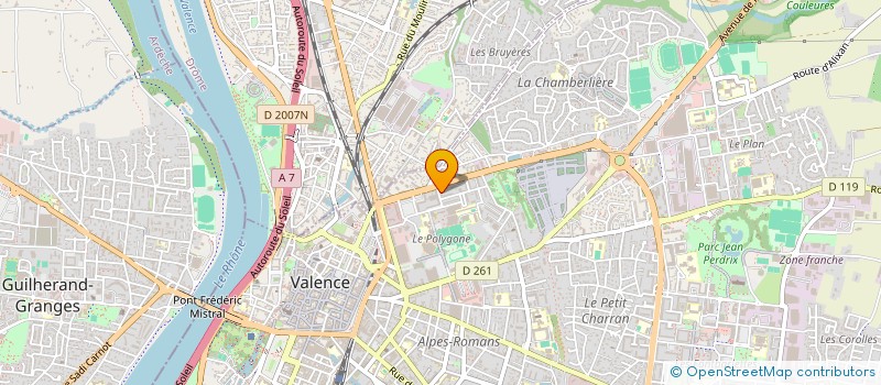 localisation de l'entreprise MONSIEUR ABDELKADER HOUACHERIA à VALENCE