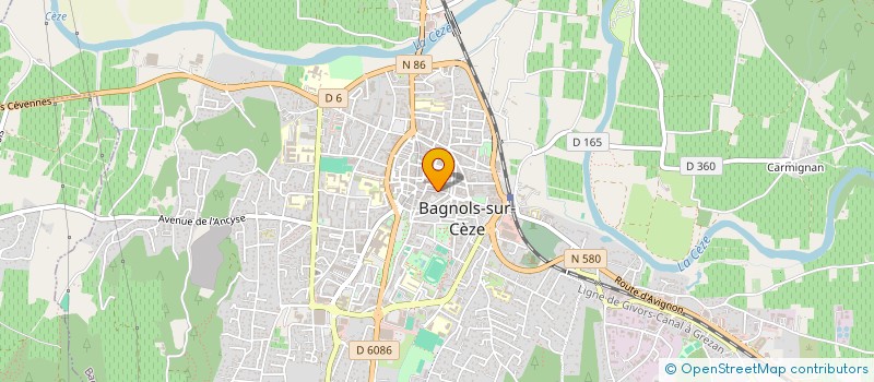 localisation de l'entreprise MONSIEUR ABDELKADER IGHEBRIOUN  BAGNOLS-SUR-CEZE