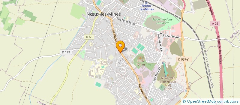 localisation de l'entreprise MONSIEUR ABDELKADER IHALLAINE  NUX-LES-MINES