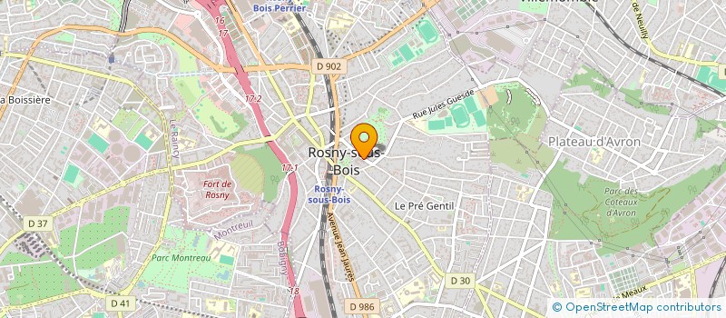 localisation de l'entreprise MONSIEUR ABDELKADER JAAFAR à ROSNY-SOUS-BOIS