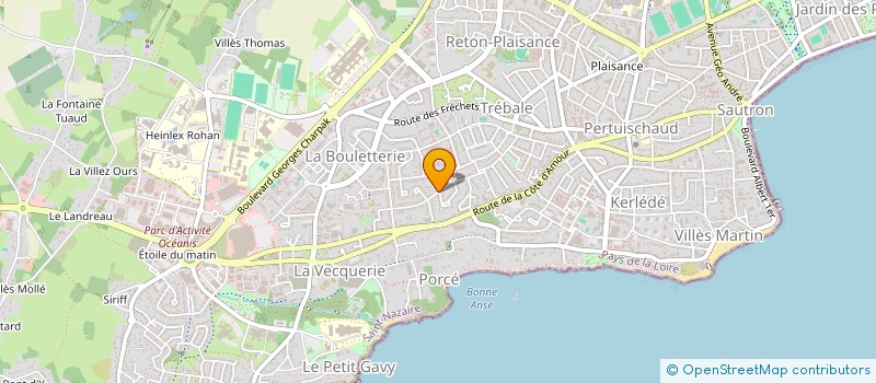 localisation de l'entreprise MONSIEUR ABDELKADER JABRI  SAINT-NAZAIRE