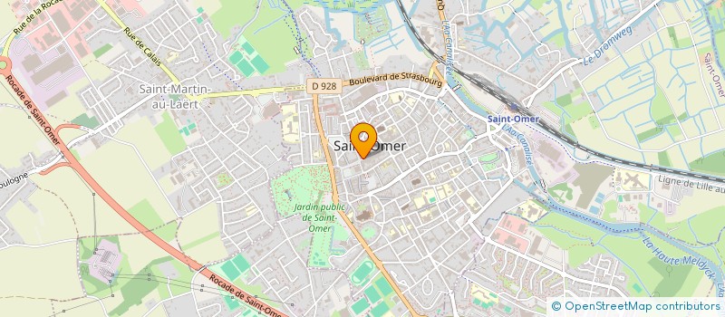 localisation de l'entreprise MONSIEUR ABDELKADER JARROUDI  SAINT-OMER