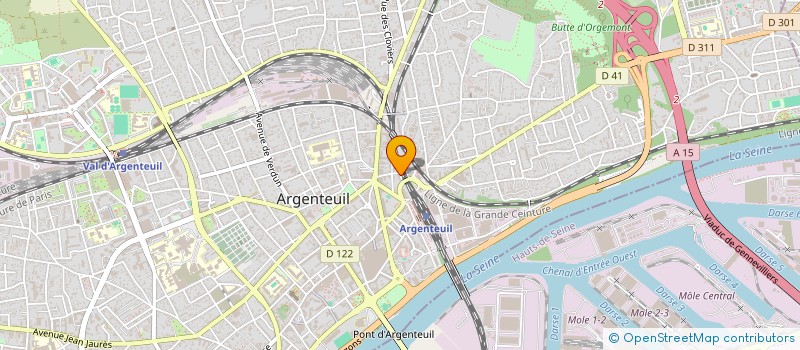 localisation de l'entreprise MONSIEUR ABDELKADER KACI  ARGENTEUIL