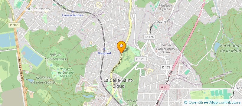 localisation de l'entreprise MONSIEUR ABDELKADER KACIMI  LA CELLE-SAINT-CLOUD