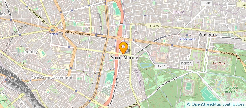 localisation de l'entreprise MONSIEUR ABDELKADER KADDOUR  SAINT-MANDE