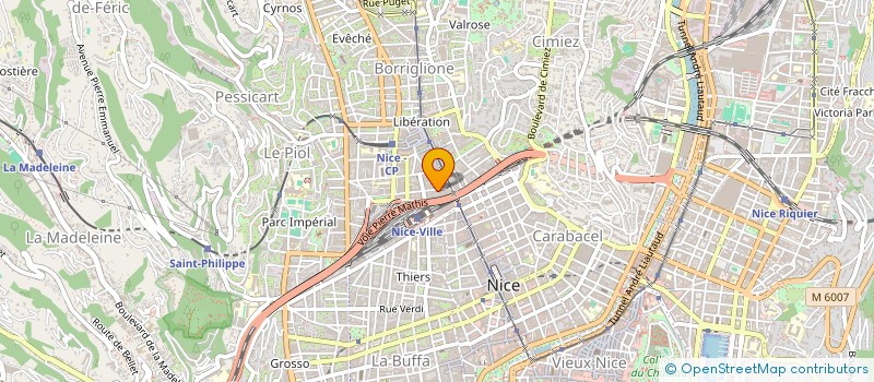 localisation de l'entreprise MONSIEUR ABDELKADER KAHLRAS  NICE