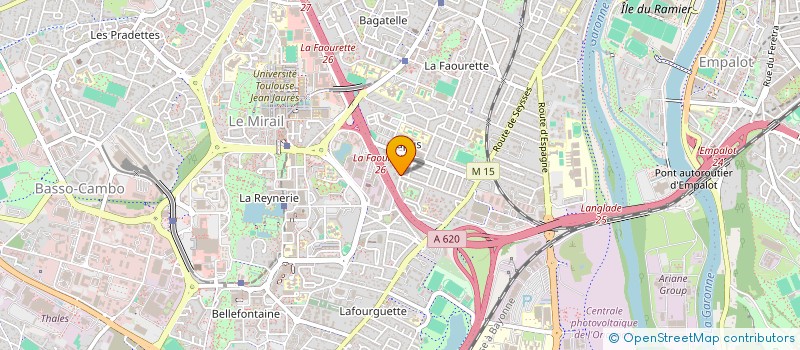 localisation de l'entreprise MONSIEUR ABDELKADER KAID  TOULOUSE