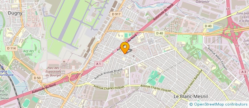 localisation de l'entreprise MONSIEUR ABDELKADER KEMMAD à LE BLANC-MESNIL